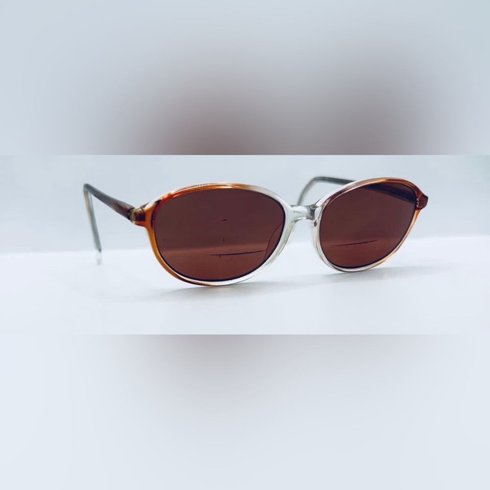 Brown Oval Sunglasses Frames Only